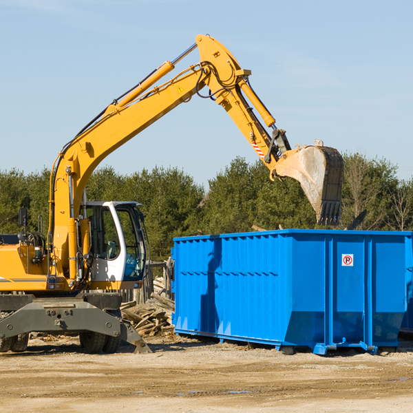 what happens if the residential dumpster is damaged or stolen during rental in Hayti Heights MO